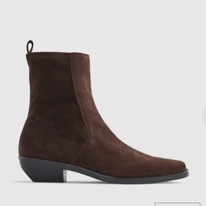 Madewell Idris Ankle Boot in Dark Carob Size 10